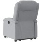 vidaXL Sillón reclinable elevable de tela gris claro vidaXL Sillón reclinable elevable de tela gris claro