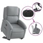 vidaXL Sillón reclinable elevable de tela gris claro vidaXL Sillón reclinable elevable de tela gris claro