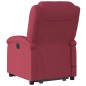vidaXL Sillón reclinable de masaje elevable tela rojo tinto vidaXL Sillón reclinable de masaje elevable tela rojo tinto