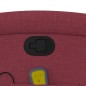 vidaXL Sillón reclinable de masaje elevable tela rojo tinto vidaXL Sillón reclinable de masaje elevable tela rojo tinto