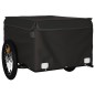 vidaXL Remolque para bicicleta hierro negro 45 kg vidaXL Remolque para bicicleta hierro negro 45 kg
