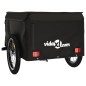 vidaXL Remolque para bicicleta hierro negro 45 kg vidaXL Remolque para bicicleta hierro negro 45 kg