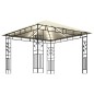 vidaXL Cenador con mosquitera y tira de luces LED crema 3x3x2,73m vidaXL Cenador con mosquitera y tira de luces LED crema 3x3x2,73m