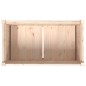 vidaXL Jardinera de madera maciza de pino 90x50x70 cm vidaXL Jardinera de madera maciza de pino 90x50x70 cm