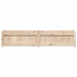 vidaXL Jardinera de madera maciza de pino 150x31x31 cm