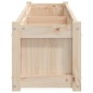 vidaXL Jardinera de madera maciza de pino 150x31x31 cm
