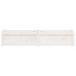 vidaXL Jardinera de madera maciza de pino blanca 150x31x31 cm vidaXL Jardinera de madera maciza de pino blanca 150x31x31 cm