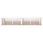 vidaXL Jardinera de madera maciza de pino blanca 150x31x31 cm vidaXL Jardinera de madera maciza de pino blanca 150x31x31 cm