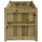 vidaXL Jardinera de madera de pino impregnada 150x50x50cm vidaXL Jardinera de madera de pino impregnada 150x50x50cm