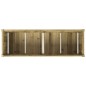 vidaXL Jardinera de madera de pino impregnada 150x50x50cm vidaXL Jardinera de madera de pino impregnada 150x50x50cm