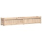 vidaXL Jardineras de exterior 2 unidades madera maciza de pino vidaXL Jardineras de exterior 2 unidades madera maciza de pino