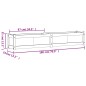 vidaXL Jardineras de exterior 2 unidades madera maciza de pino vidaXL Jardineras de exterior 2 unidades madera maciza de pino