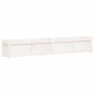 vidaXL Jardineras de exterior 2 unidades madera maciza de pino blanco vidaXL Jardineras de exterior 2 unidades madera maciza de pino blanco