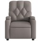 vidaXL Sillón reclinable de masaje eléctrico tela gris taupe vidaXL Sillón reclinable de masaje eléctrico tela gris taupe