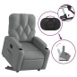vidaXL Sillón reclinable elevable de tela gris claro vidaXL Sillón reclinable elevable de tela gris claro
