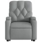 vidaXL Sillón reclinable elevable de tela gris claro vidaXL Sillón reclinable elevable de tela gris claro