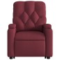 vidaXL Sillón reclinable de masaje elevable tela rojo tinto vidaXL Sillón reclinable de masaje elevable tela rojo tinto