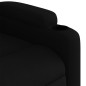 vidaXL Sillón reclinable eléctrico de tela negro vidaXL Sillón reclinable eléctrico de tela negro