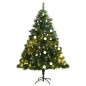 vidaXL Árbol de Navidad artificial con bisagras 300 LED y bolas 240 cm vidaXL Árbol de Navidad artificial con bisagras 300 LED y bolas 240 cm