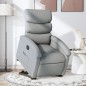 vidaXL Sillón eléctrico reclinable elevable de tela gris claro vidaXL Sillón eléctrico reclinable elevable de tela gris claro