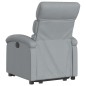 vidaXL Sillón eléctrico reclinable elevable de tela gris claro vidaXL Sillón eléctrico reclinable elevable de tela gris claro