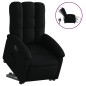 vidaXL Sillón eléctrico reclinable elevable de tela negro vidaXL Sillón eléctrico reclinable elevable de tela negro