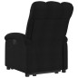vidaXL Sillón eléctrico reclinable elevable de tela negro vidaXL Sillón eléctrico reclinable elevable de tela negro