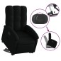 vidaXL Sillón eléctrico reclinable elevable de tela negro vidaXL Sillón eléctrico reclinable elevable de tela negro
