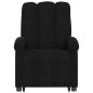 vidaXL Sillón de masaje eléctrico reclinable elevable tela negro vidaXL Sillón de masaje eléctrico reclinable elevable tela negro