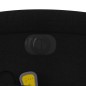 vidaXL Sillón de masaje eléctrico reclinable elevable tela negro vidaXL Sillón de masaje eléctrico reclinable elevable tela negro