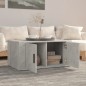 vidaXL Mesa de centro madera contrachapada gris hormigón 80x50x36 cm vidaXL Mesa de centro madera contrachapada gris hormigón 80x50x36 cm
