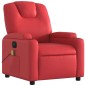 vidaXL Sillón de masaje reclinable eléctrico de cuero artificial rojo vidaXL Sillón de masaje reclinable eléctrico de cuero artificial rojo