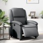 vidaXL Sillón reclinable eléctrico de cuero sintético gris vidaXL Sillón reclinable eléctrico de cuero sintético gris