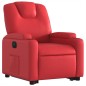 vidaXL Sillón elevable eléctrico cuero artificial rojo vidaXL Sillón elevable eléctrico cuero artificial rojo