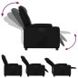 vidaXL Sillón reclinable eléctrico de cuero sintético negro vidaXL Sillón reclinable eléctrico de cuero sintético negro