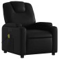 vidaXL Sillón de masaje reclinable eléctrico cuero sintético negro vidaXL Sillón de masaje reclinable eléctrico cuero sintético negro