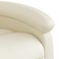vidaXL Sillón de masaje elevable eléctrico cuero sintético crema vidaXL Sillón de masaje elevable eléctrico cuero sintético crema
