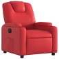 vidaXL Sillón reclinable eléctrico de cuero sintético rojo vidaXL Sillón reclinable eléctrico de cuero sintético rojo