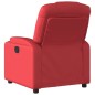 vidaXL Sillón reclinable eléctrico de cuero sintético rojo vidaXL Sillón reclinable eléctrico de cuero sintético rojo