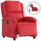 vidaXL Sillón reclinable eléctrico de cuero sintético rojo vidaXL Sillón reclinable eléctrico de cuero sintético rojo