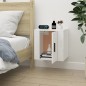 vidaXL Mueble para TV de pared blanco brillante 40x34,5x40 cm vidaXL Mueble para TV de pared blanco brillante 40x34,5x40 cm