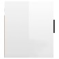 vidaXL Mueble para TV de pared blanco brillante 40x34,5x40 cm vidaXL Mueble para TV de pared blanco brillante 40x34,5x40 cm