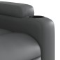 vidaXL Sillón reclinable de masaje de pie cuero artificial gris vidaXL Sillón reclinable de masaje de pie cuero artificial gris