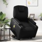 vidaXL Sillón reclinable de masaje de pie cuero artificial negro vidaXL Sillón reclinable de masaje de pie cuero artificial negro