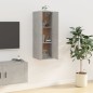 vidaXL Mueble para TV de pared gris hormigón 40x34,5x100 cm vidaXL Mueble para TV de pared gris hormigón 40x34,5x100 cm