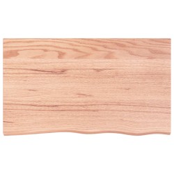 vidaXL Estante de pared madera roble tratada marrón claro 100x60x2 cm