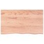vidaXL Estante de pared madera roble tratada marrón claro 100x60x2 cm vidaXL Estante de pared madera roble tratada marrón claro 100x60x2 cm