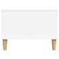 vidaXL Mesa de centro madera contrachapada blanco 90x50x36,5 cm vidaXL Mesa de centro madera contrachapada blanco 90x50x36,5 cm