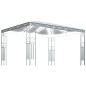 vidaXL Cenador con tira de luces LED 400x300 cm crema vidaXL Cenador con tira de luces LED 400x300 cm crema