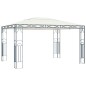 vidaXL Cenador con tira de luces LED 400x300 cm crema vidaXL Cenador con tira de luces LED 400x300 cm crema